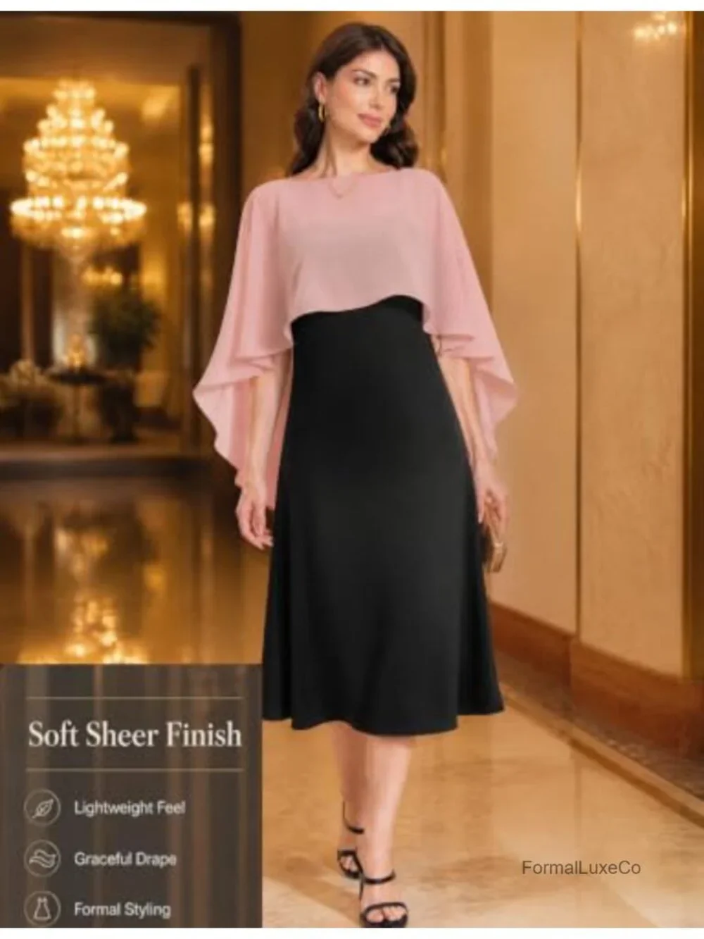 N/A elegant chiffon